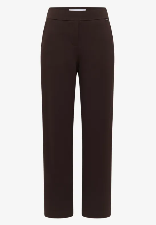 Thumbnail - Cecil Damen Straight Leg Hose in Braun, Gr: XXL