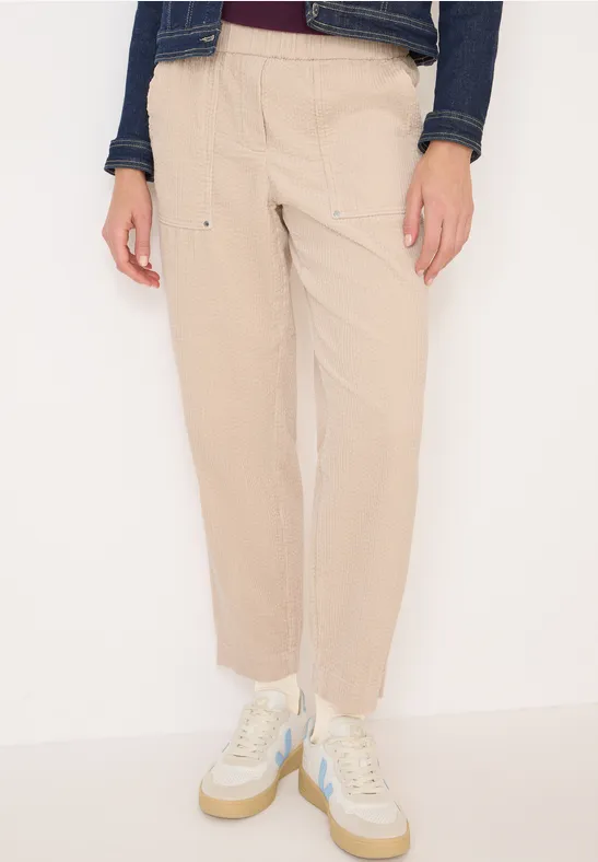 Sportive Loose Fit Cordhose günstig online kaufen