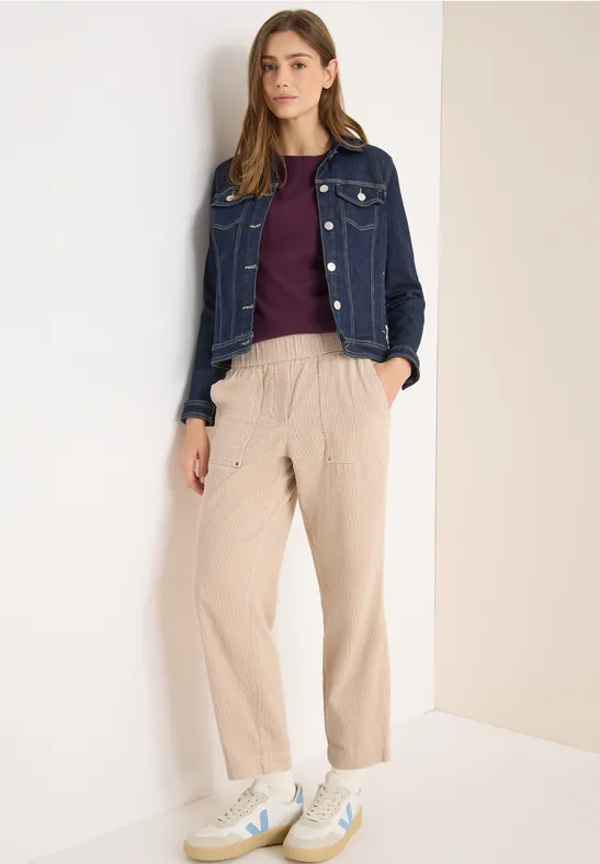 Sportive Loose Fit Cordhose günstig online kaufen