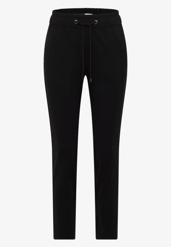 Thumbnail - Cecil Damen Hose mit Glitzer-Tape in Schwarz, Gr: XL