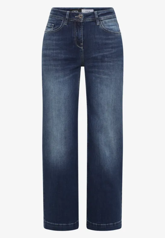 Thumbnail - Cecil Damen Straight Leg Jeans in Blau, Gr: 33