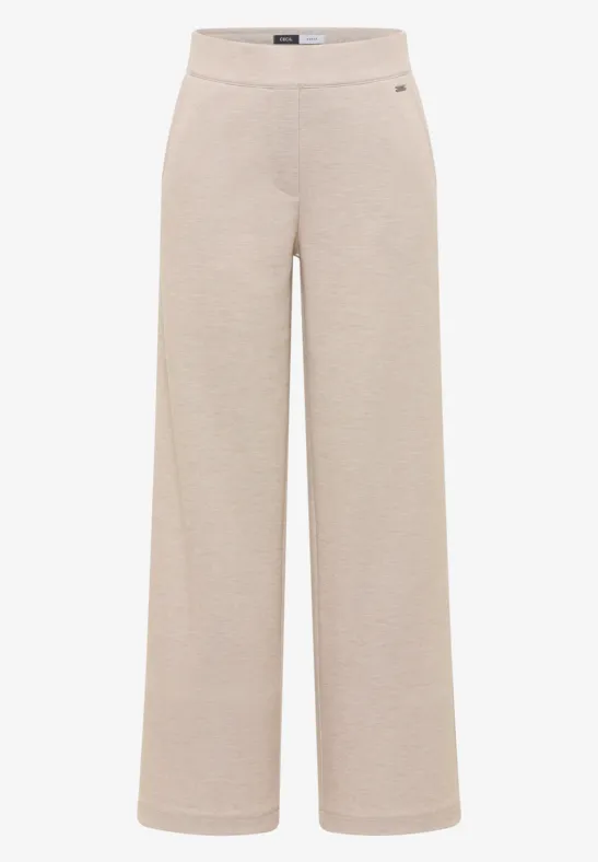 Thumbnail - Cecil Damen Wide Leg Hose in Beige, Gr: M