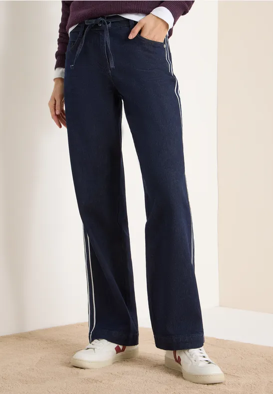 CECIL Jeans mit Gallonstreifen