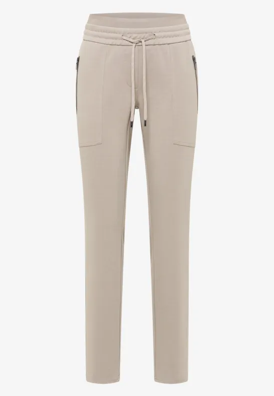 Thumbnail - Cecil Damen Casual Fit Hose in Braun, Gr: S