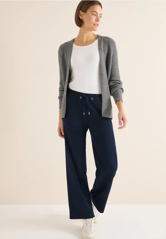 Thumbnail - Cecil Damen Wide Leg Hose in Blau, Gr: M