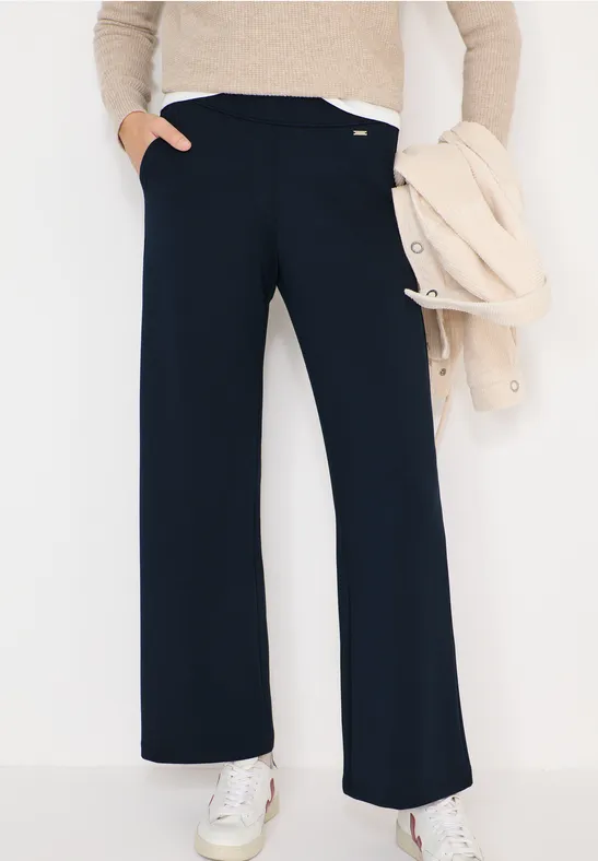 Thumbnail - Cecil Damen Straight Leg Hose in Blau, Gr: L