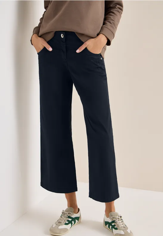 High Waist Wide Leg Hose im Loose Fit günstig online kaufen
