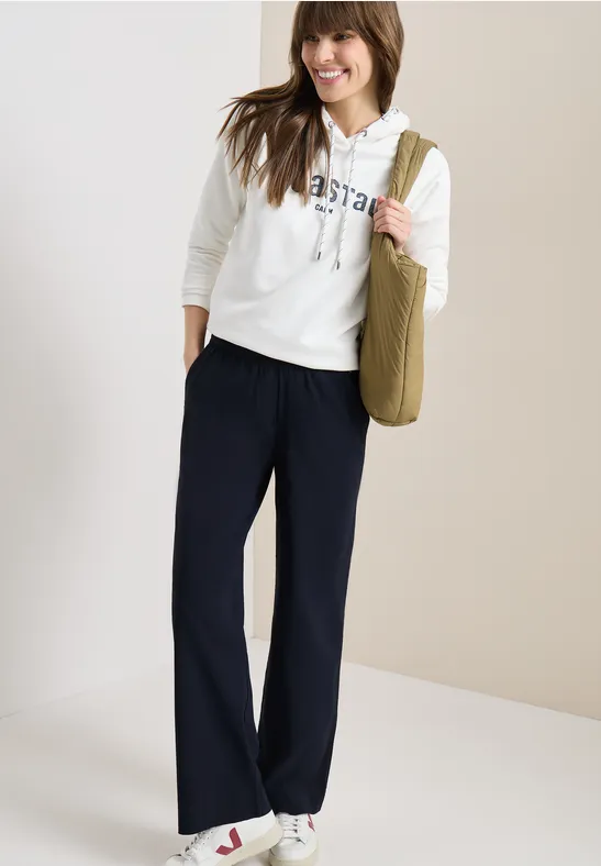 Leichte Hose im Loose Fit mit Stretch
