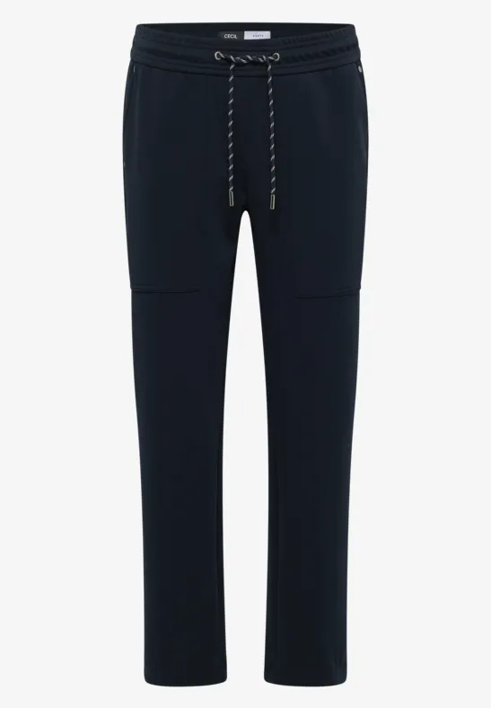 Thumbnail - Cecil Damen Slim Leg Hose in Blau, Gr: L