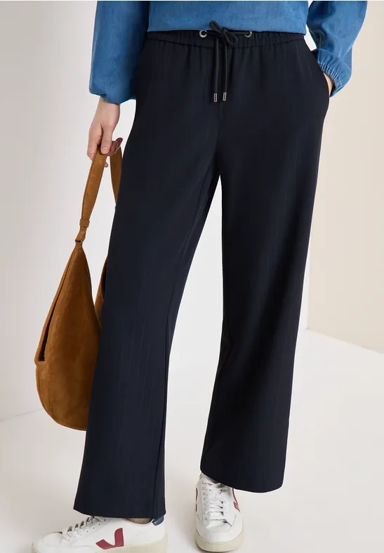 High Waist Straight Leg Hose im Loose Fit günstig online kaufen