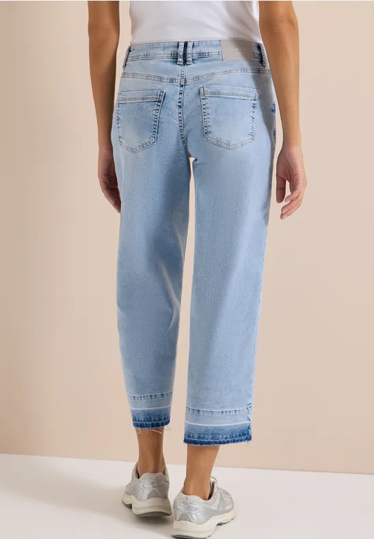 CECIL 7/8 Wide Leg Jeans im Loose Fit günstig online kaufen