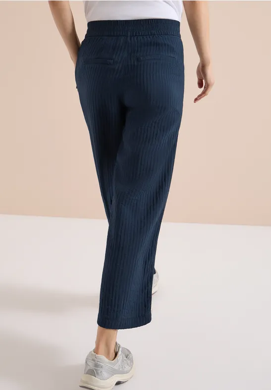 CECIL High Waist Wide Leg Hose im Loose Fit günstig online kaufen