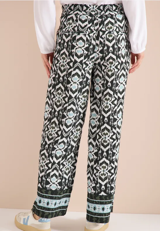 CECIL Wide Leg Hose im Loose Fit mit Print günstig online kaufen