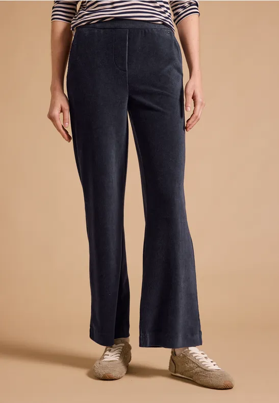 Pantalon taille haute à coupe Straight Leg et ample