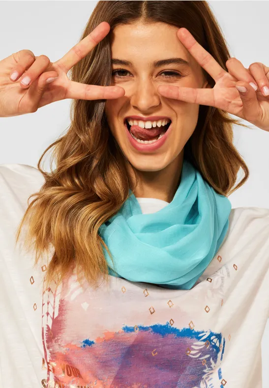 CECIL Basic Loop in Unifarbe für Damen CECIL