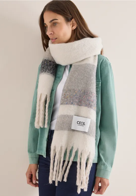 cecil Gestreifter Schal