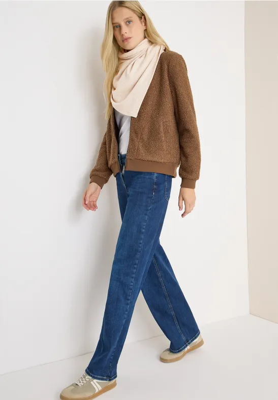 Thumbnail - Cecil Damen Kuscheliges Dreieckstuch in Beige, Gr: One size