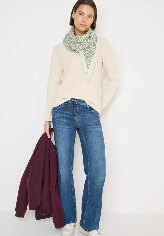 Thumbnail - Cecil Damen Leo Dreieckstuch in Grün, Gr: One size