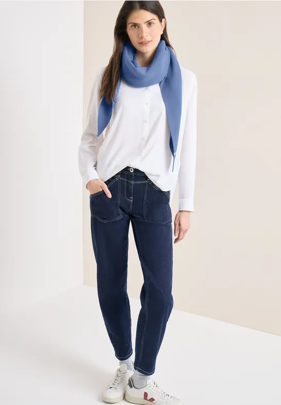 Thumbnail - Cecil Damen Dreieckstuch in Blau, Gr: One size