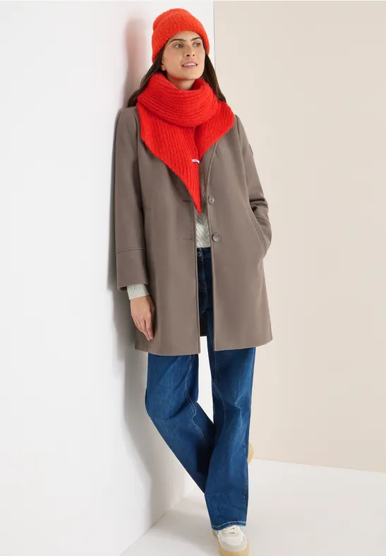 cecil Tuch Glitzer Polyamide-Polyacrylic-Metallised Poly Orange