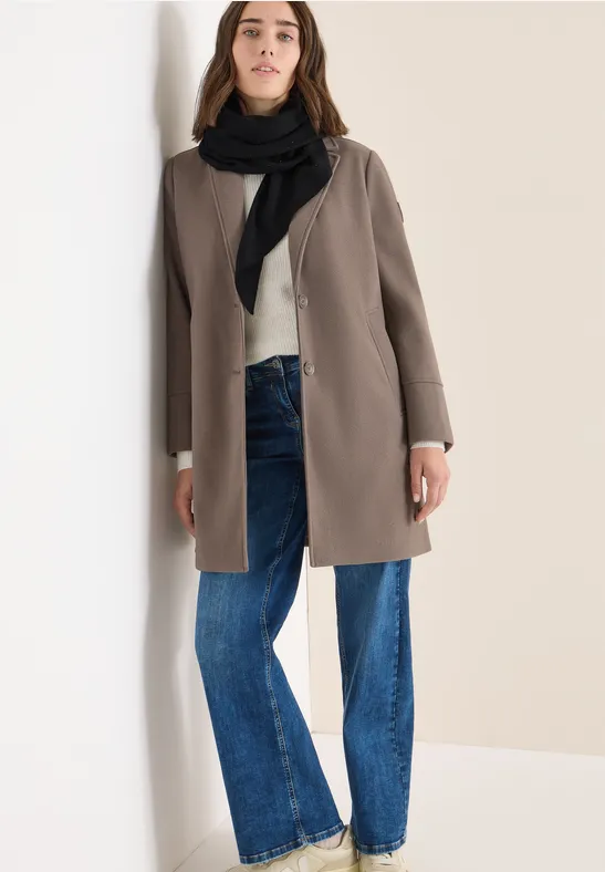 Thumbnail - Cecil Damen Schal mit Schmucksteinen in Schwarz, Gr: One size