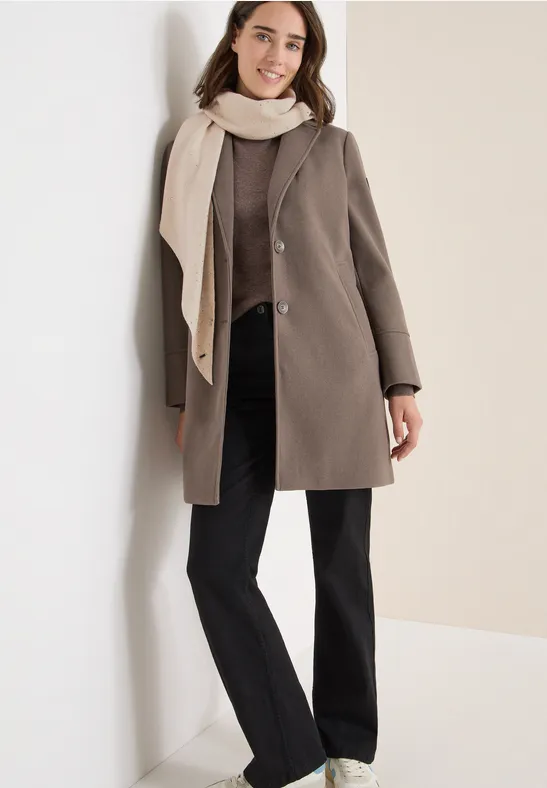 Thumbnail - Cecil Damen Schal mit Schmucksteinen in Beige, Gr: One size