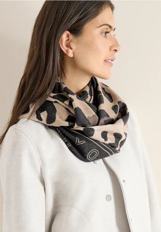 Thumbnail - Cecil Damen Leo Loop-Schal in Schwarz, Gr: One size