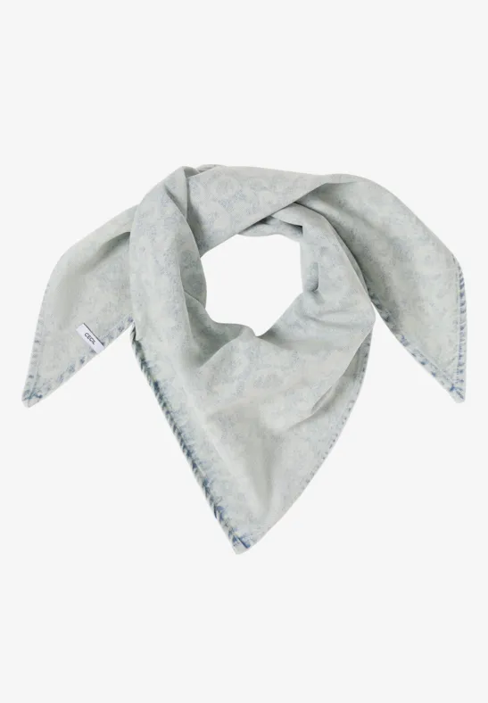 Thumbnail - Cecil Damen Dreieckstuch mit Leo-Laser-Print in Blau, Gr: One size