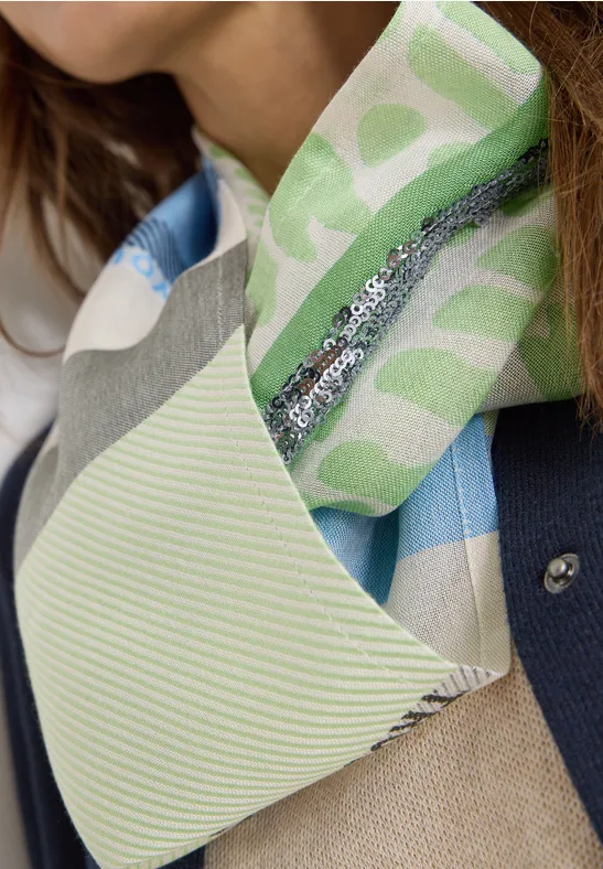 cecil Schal Loop Modal Grün