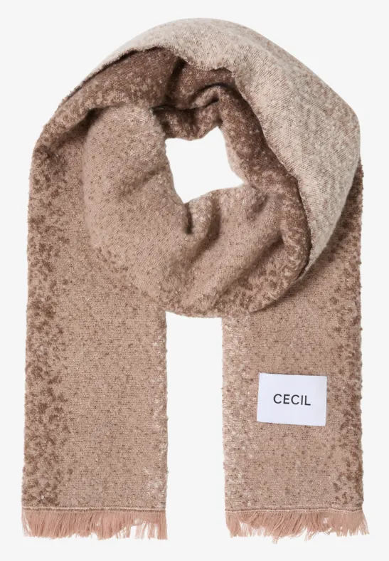 Thumbnail - Cecil Damen Jacquard Schal in Beige, Gr: One size