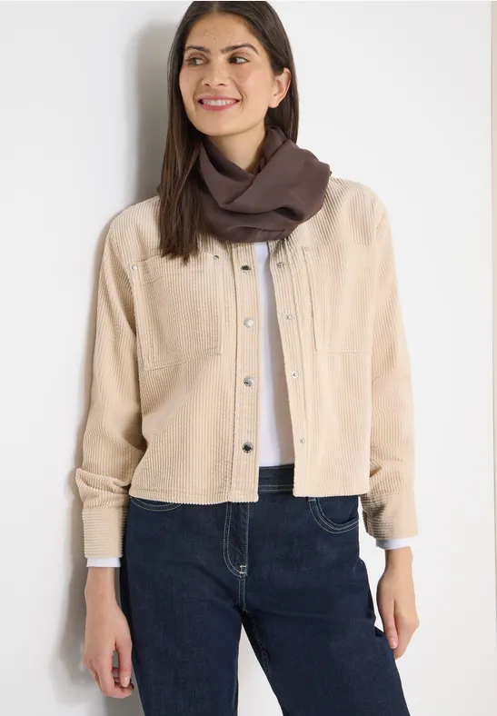 cecil Loop Schal Viskose Braun