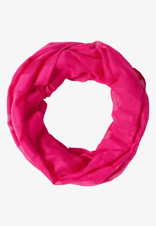 Thumbnail - Cecil Damen Gestreifter Loop Schal in Pink, Gr: One size
