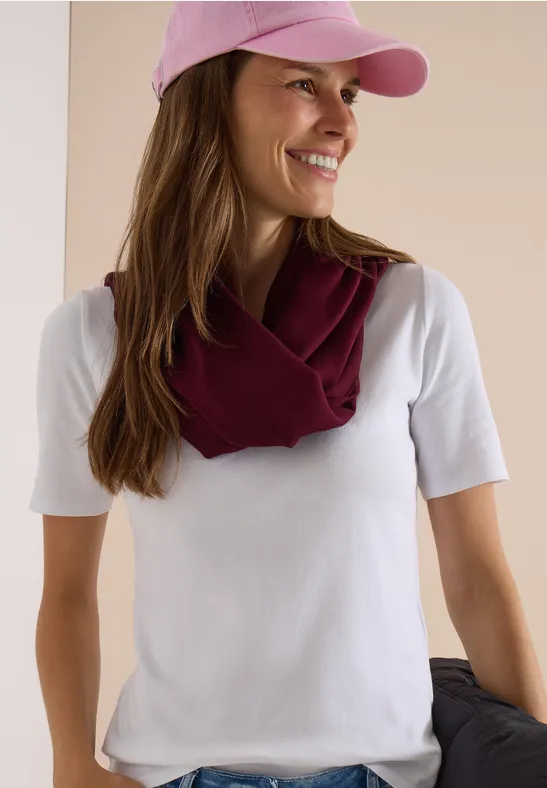 Loop-Schal in Unifarbe