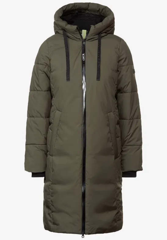 Steppmantel Cecil Daunenmantel Damen Mantel Mit Schweißnähten