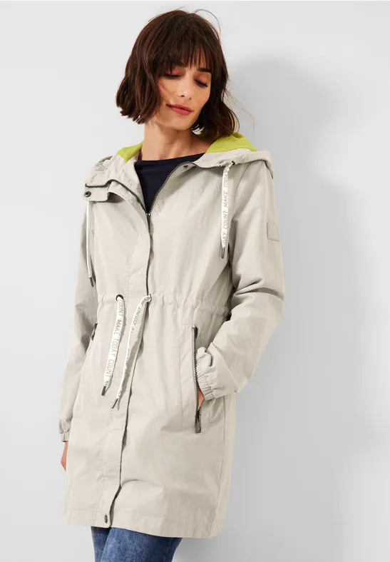 Parka Beige Cecil Damen Parka Cecil Damenparka Cecil Parka Mit