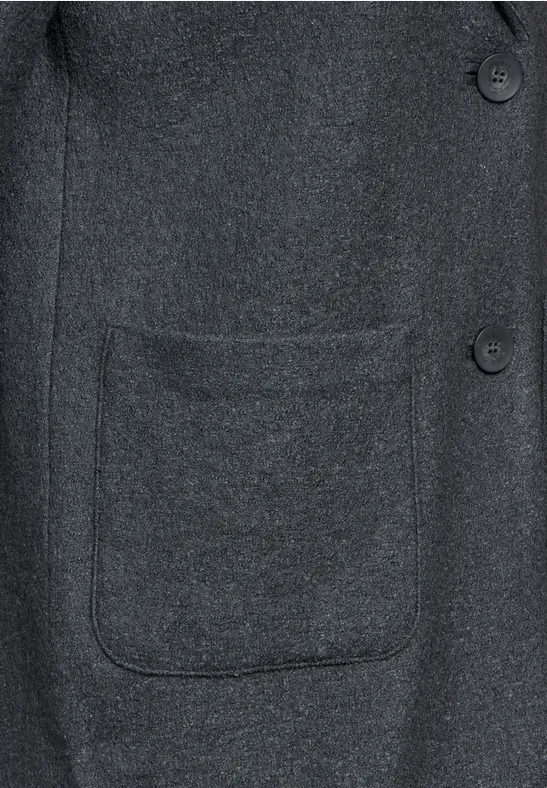 Cecil KUSCHELIGE MIT DETAILS - Jas - schwarz/zwart