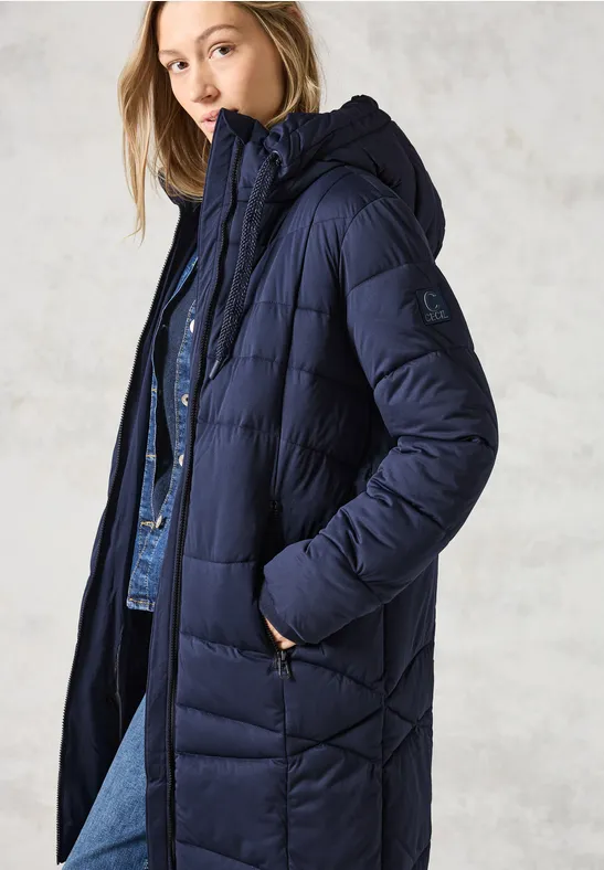 Wollmantel Cecil Daunenmantel Damen Steppmantel Mantel Von Cecil