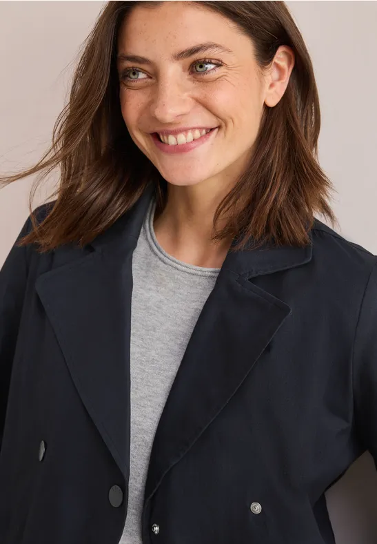 Womens Coats Kurzer Trenchcoat CECIL Kurzer Trenchcoat Für Damen