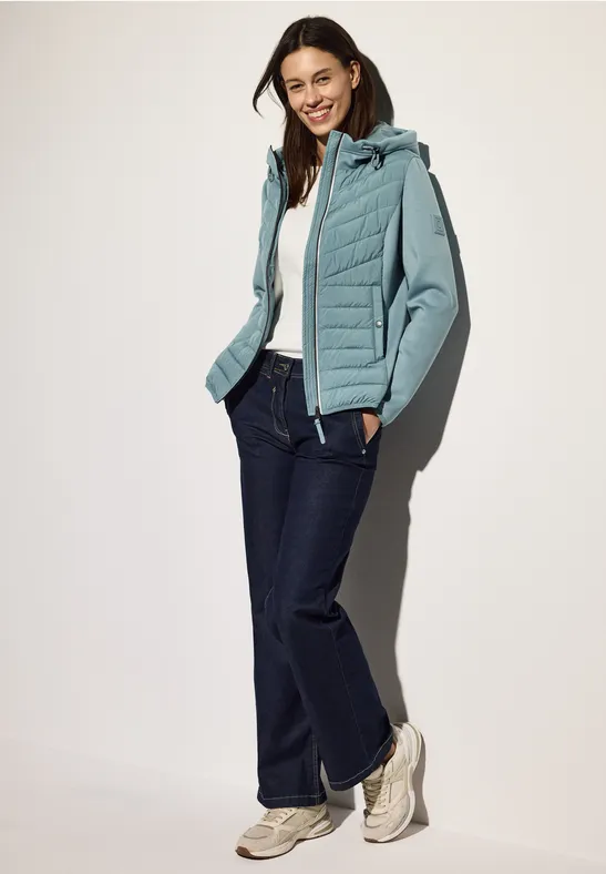 Cecil Jacke Cecil Damen Steppjacke CECIL Scuba Jacke Mit Kapuze