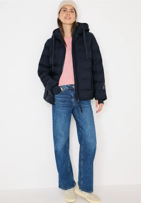 CECIL Jas met gelijmde naden coal blue L