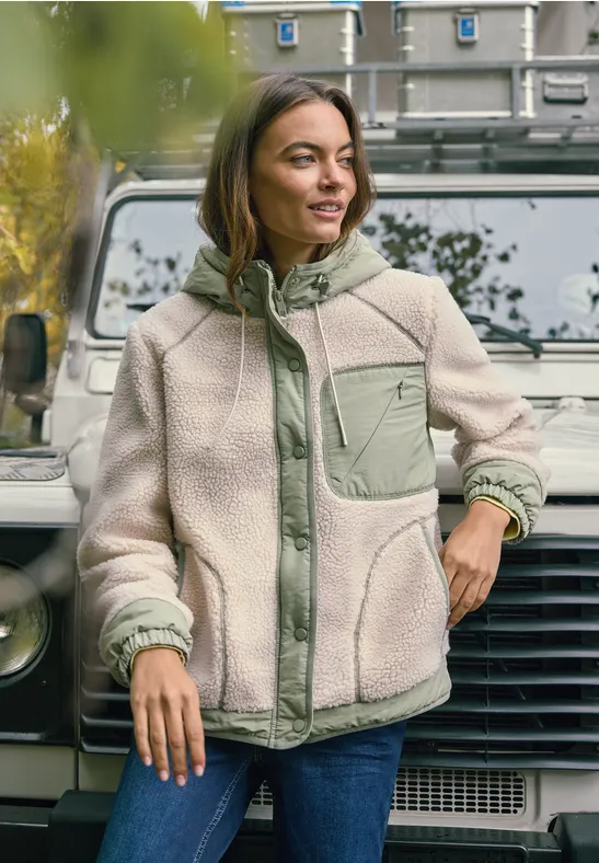 CECIL Kapuzenjacke für Damen in Weiß | CECIL