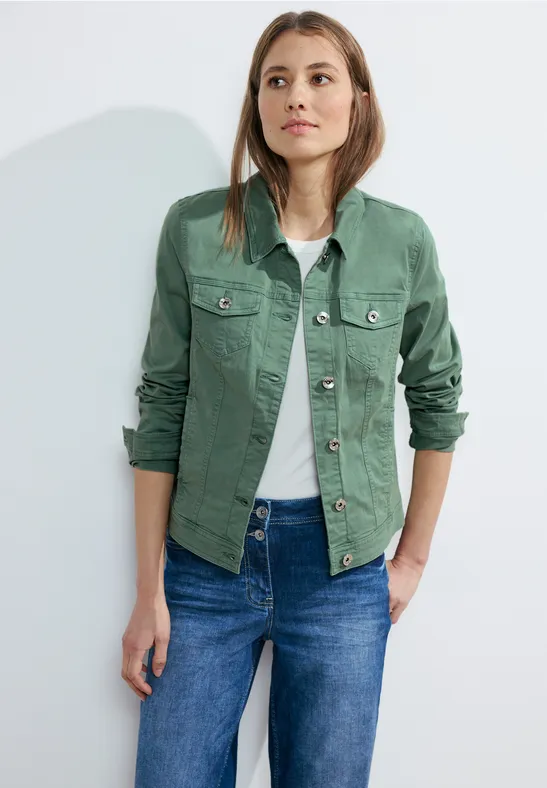 Cecil Jeans Jacke GrÃ¼n Lederjacke Cecil GrÃ¼n Jeansjacke Cecil Xl