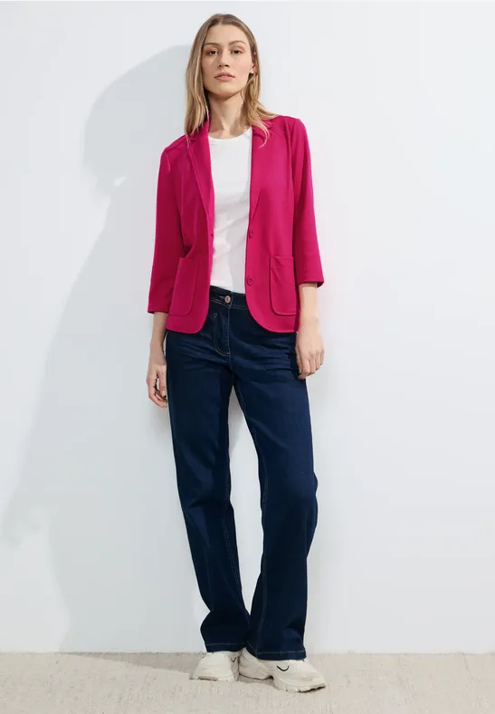 Cecil Blazer Basique Femme - Col à Revers, Manches Longues, Boutons - Style Classique Et Polyvalent