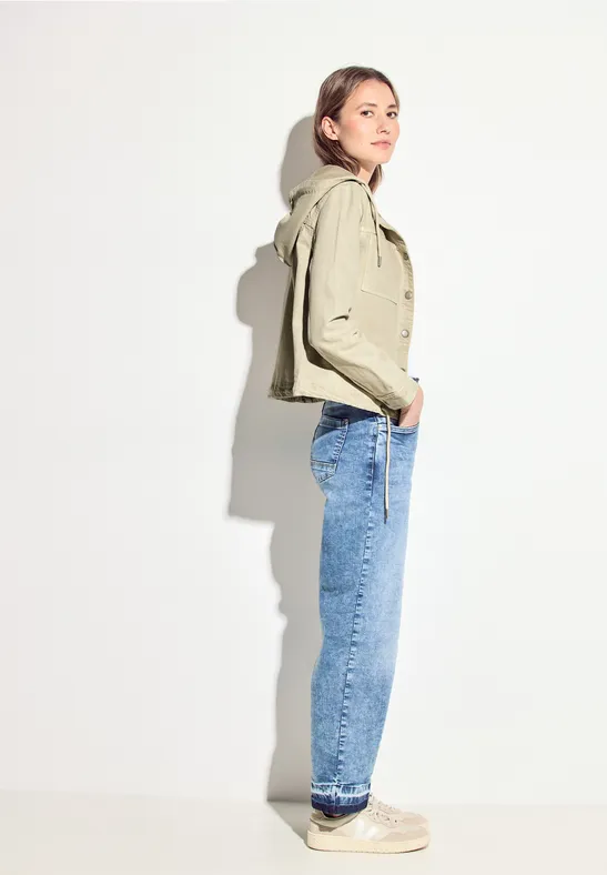 Cecil Damen Overshirt Jacke – Lässige Sommerjacke Mit Kapuze