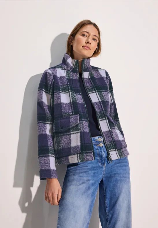 CECIL Karierte Jacke für Damen in Grün CECIL