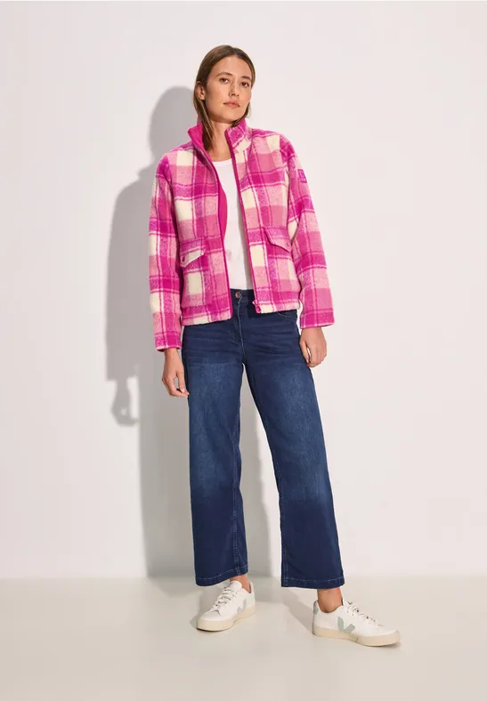 Veste Sherpa à Carreaux Victoria's Secret PINK - Taille Très Petite, Rose, Neuve Avec étiquette