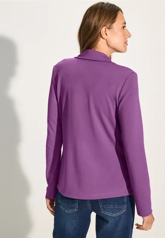 Cecil Damen Blazer, Piqué-Stoff, Lässiger Sweatblazer – Für Büro Und Freizeit, Mit Knöpfen Und Taschen
