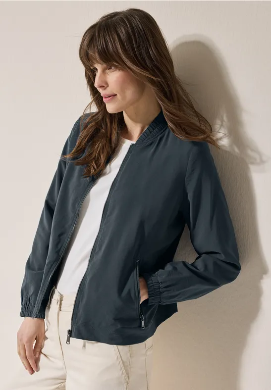 CECIL Blouson mit feiner Struktur für Damen in Grün CECIL
