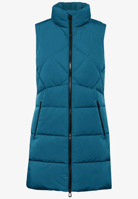 Vest met structuurdetails voor dames in Rood