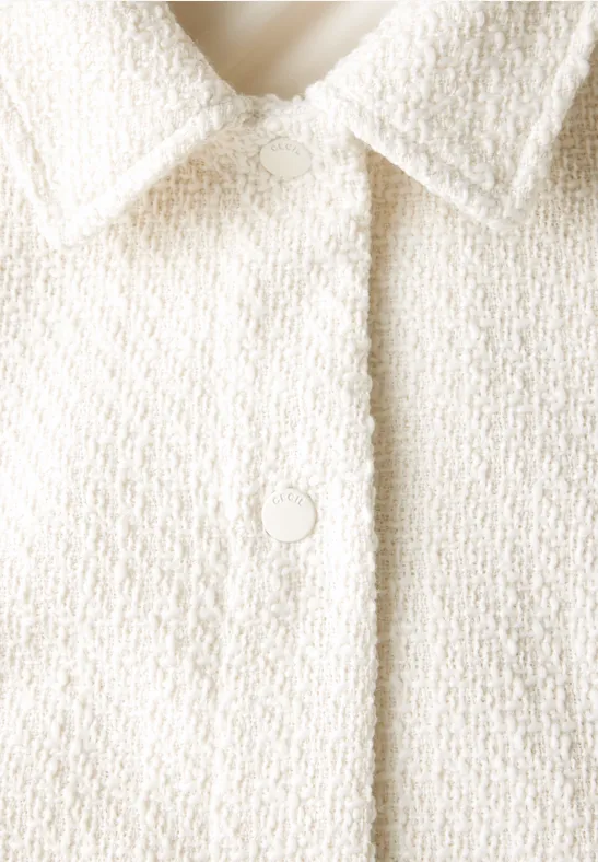 FORTE FORTE - Little Mirrors Details Soft Bouclé Blouson Forte Forte
